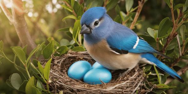 Blue Grosbeak Lays Beautiful Blue Eggs