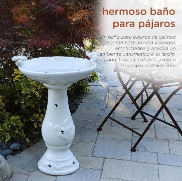 Ceramic Birdbath