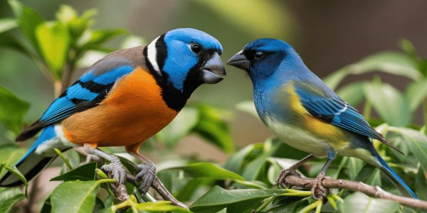 Blue Grosbeak vs Indigo Bunting