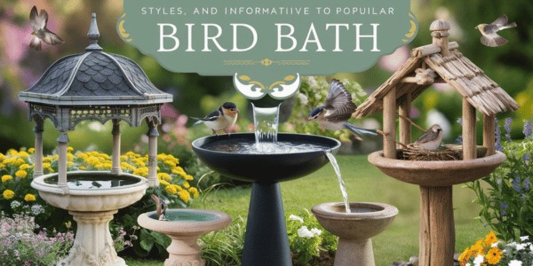 Popular Bird Bath Styles
