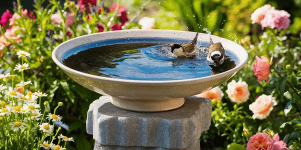 Provide a Bird Bath