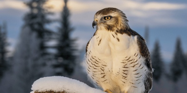 Rough-legged Hawk (Buteo lagopus)