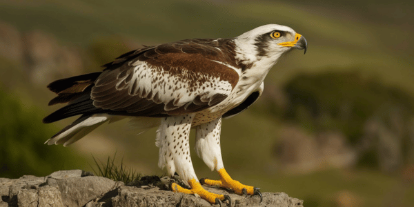 The Striking Black-and-white Hawk-Eagle