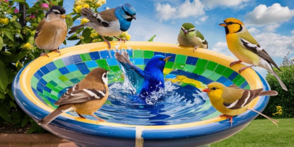 Top Colors That Attract Birds to Your Bird Bath