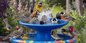 What Color Attracts Birds To a Bird Bath?